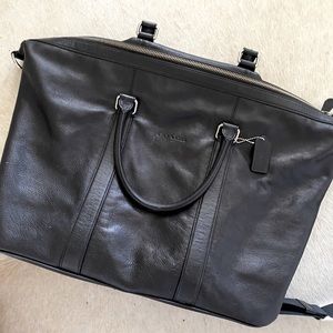 Coach Leather Duffle Bag